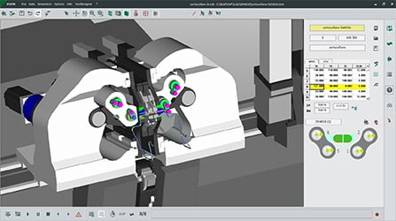 Programming of CNC twin-head wire bending machine Programming of CNC twin-head wire bending machine